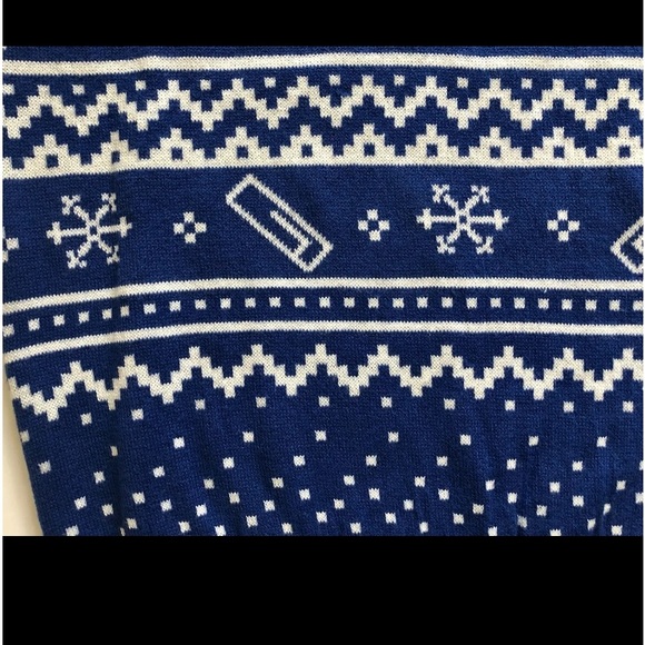 NEW The Office Sweater~Dunder Mifflin Ugly Christmas Sweater Men’s Small/Medium - Picture 7 of 8